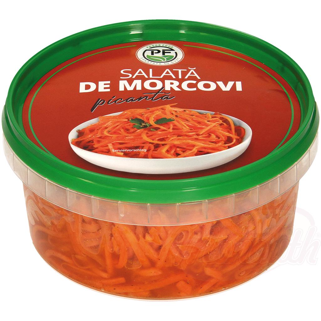 Karottensalat, pikant-scharf, 380G - gastro-tour Karottensalat, pikant-scharf, 380G - gastro-tour