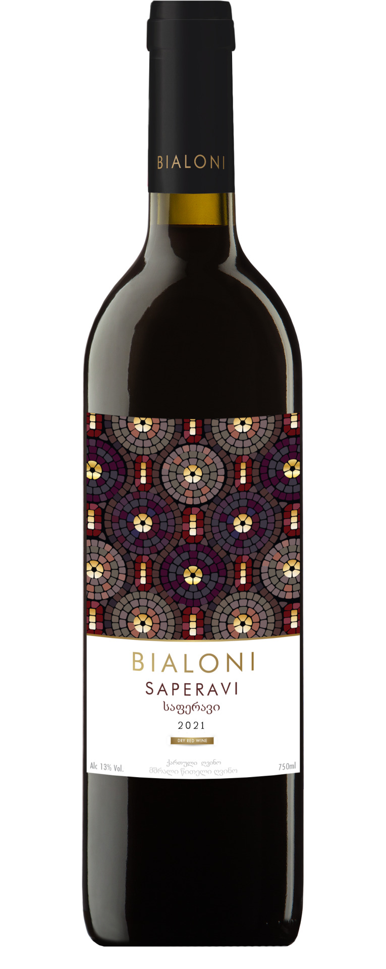 MUKUZANI BIALONI Geogische Rotwein Trocken, 13%