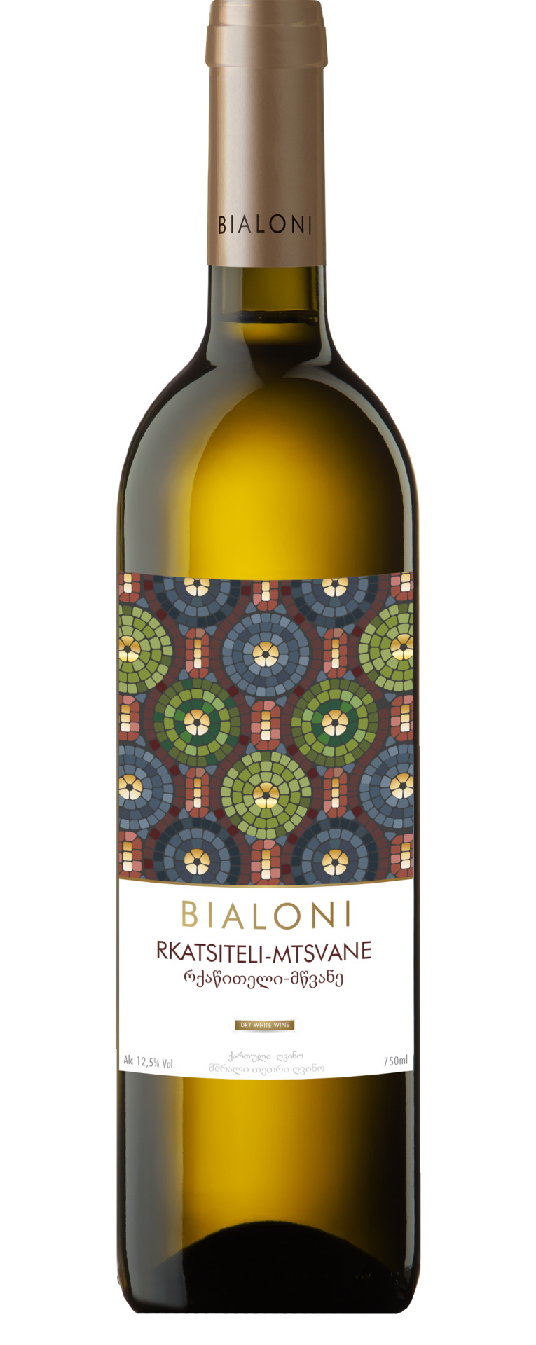 RKATITELI MTSVANE BIALONI Weißwein Trocken, 13%