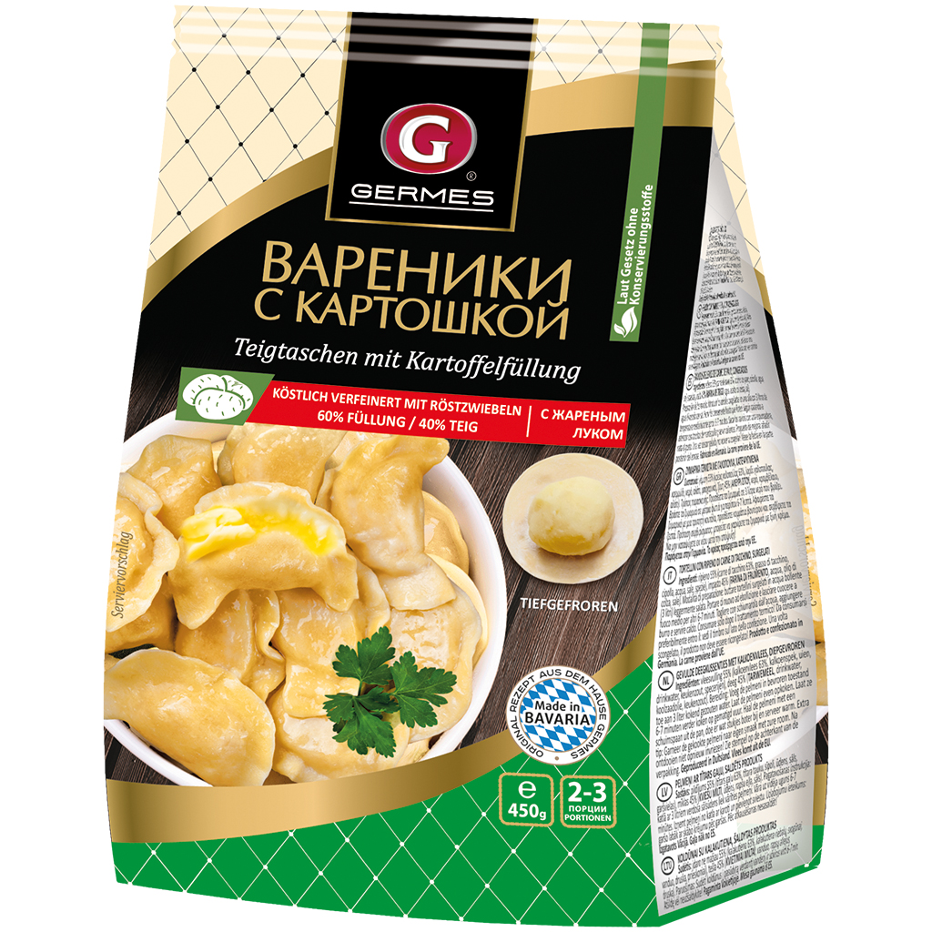 Вареники с картофелем, 450 г