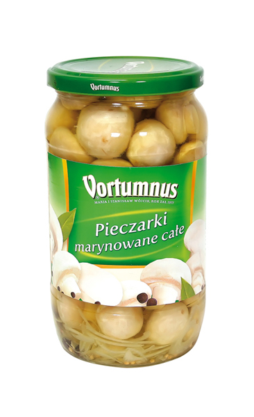 Pieczarki marynowane całe "Vortumnus", 280g