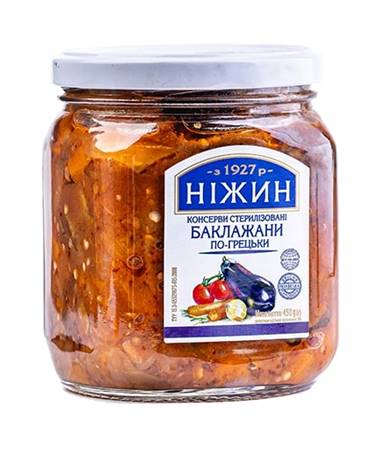 Баклажаны НИЖИН по-гречески, 450 г