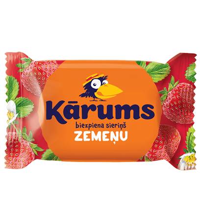 Twaróg Karum w glazurze truskawkowej, 45 g