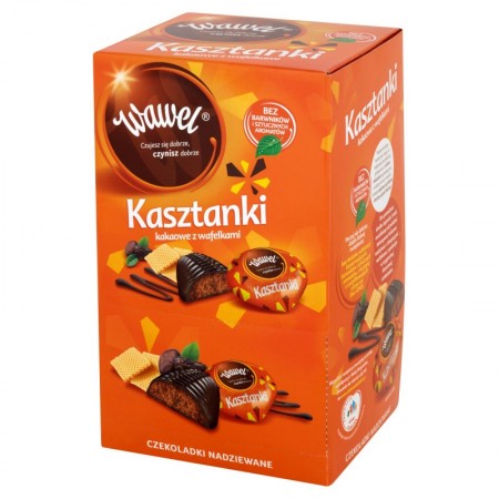 Вафли-каштанки WAWEL сладкие со вкусом какао, весовые