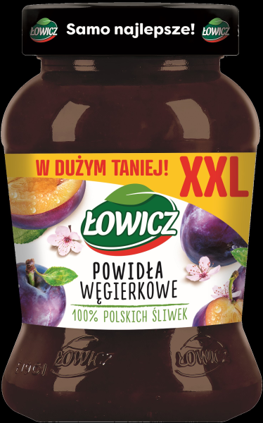 Powidła śliwkowe ŁOWICZ XXL, 490G