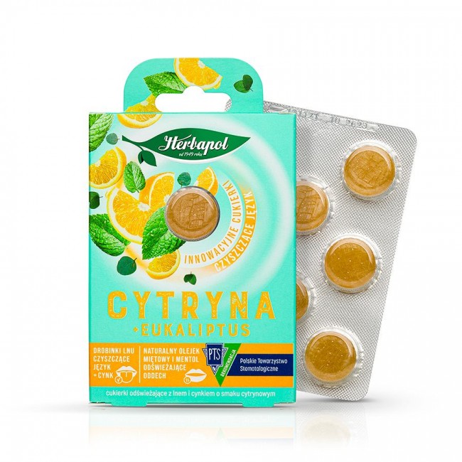 Herbapol Kräuterbonbons ZITRONE+EUKALYPTUS