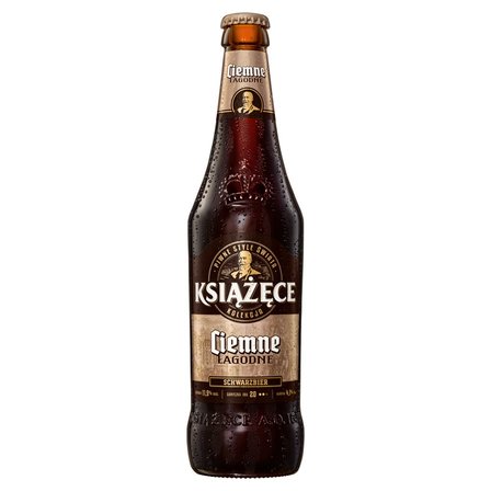 BIER DUNKEL 4,1% "CIEMNE LAGODNE KSIAZECE", 0,5L Fl.