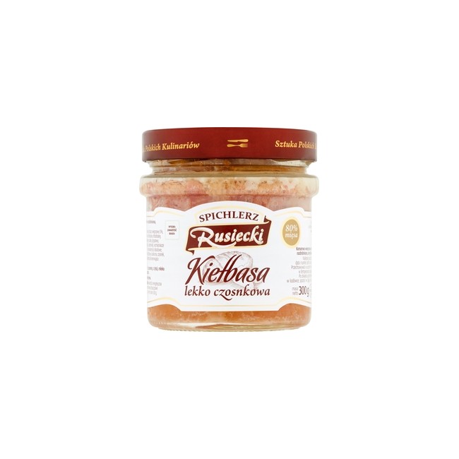 Колбаса русецкая с лёгким чесночным соусом, 300 г