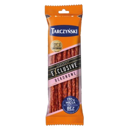 КОЛБАСА ТАРЧИНСКИ КАБАНОС ЭКСКЛЮЗИВНАЯ С БЕКОНОМ, 90Г
