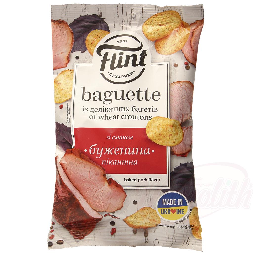 FLINT Weizen Brotsnacks mit Geschmack scharf gekochtes