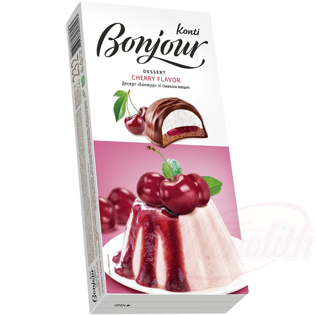 Schaumzuckerware mit Kirschgeschmack"Bonjour", 232G