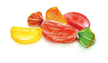 Lutschbonbons "Citrus Mix" Roshen, Gewicht