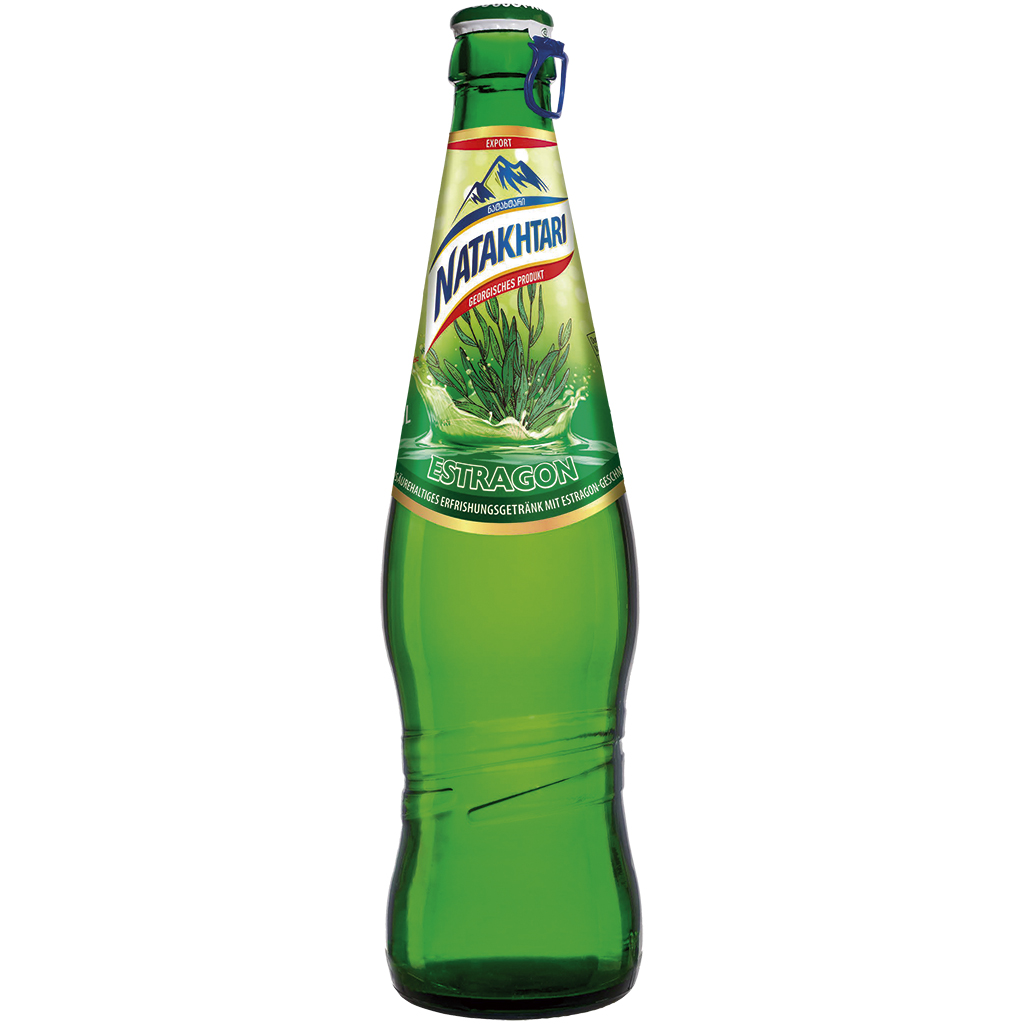 Napój Natakhtari o smaku estragonu, butelka 0,5 l.