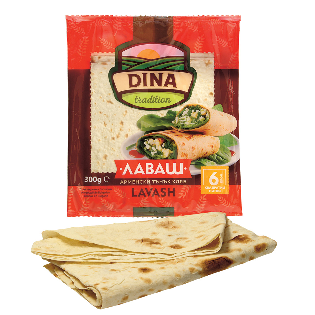Fladenbrot, armen. Art, eckig 25cm "Dina",270G