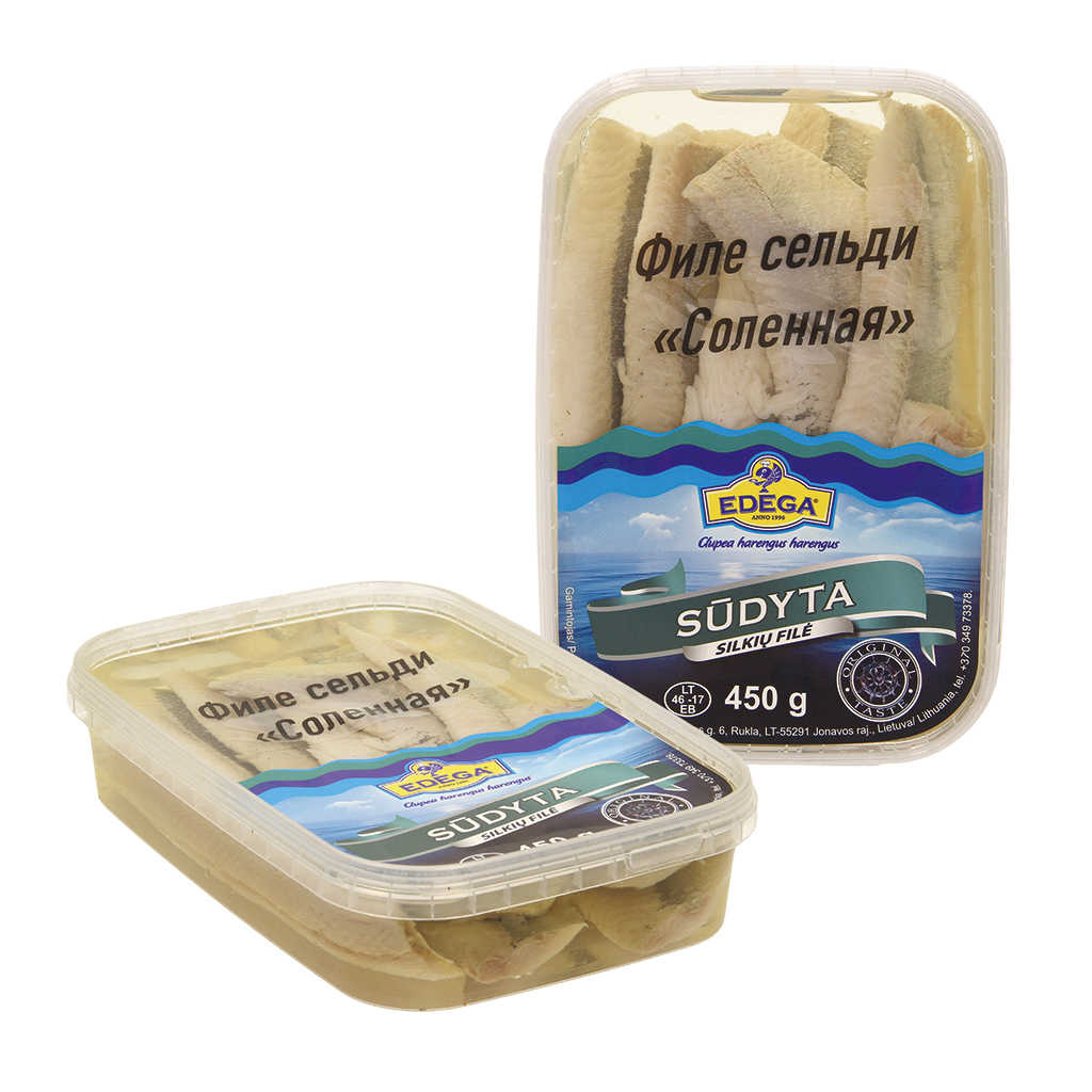 Sudyta-Gesalzene Heringsfiletstücke "Edega", 500G
