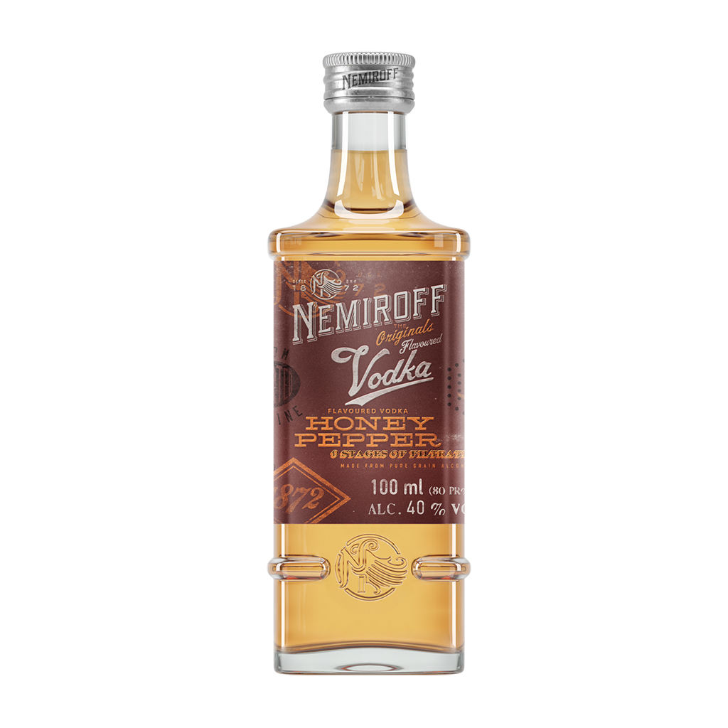 KHORTYTSA Vodka Honig und Peperoni, 100ML