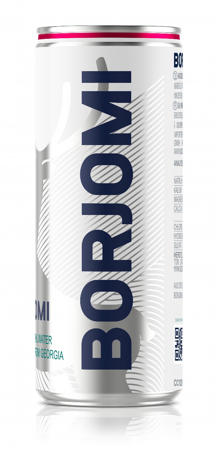 Mineralwasser "Borjomi" mit Kohlensäre, Dose 330ML