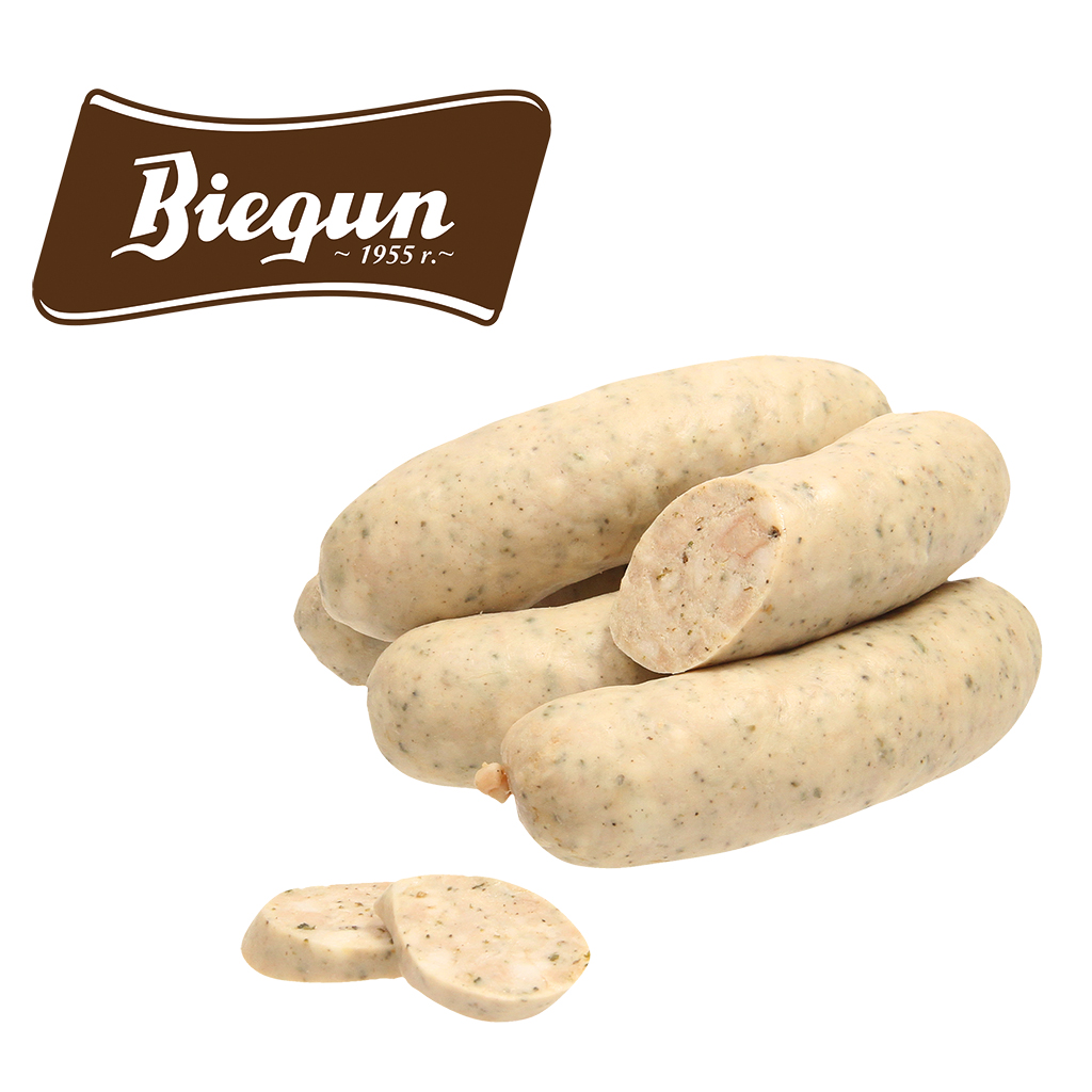 Polnische mittelgrobe Weisswurst "Kielbasa Biala Parzona", 300G