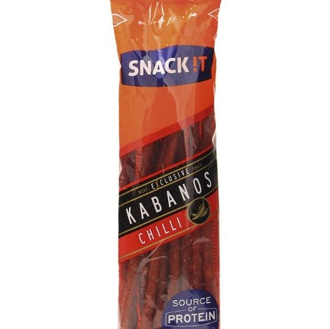 Kabanos mit Chili und mit Schweineprotein "Snack it", 120G