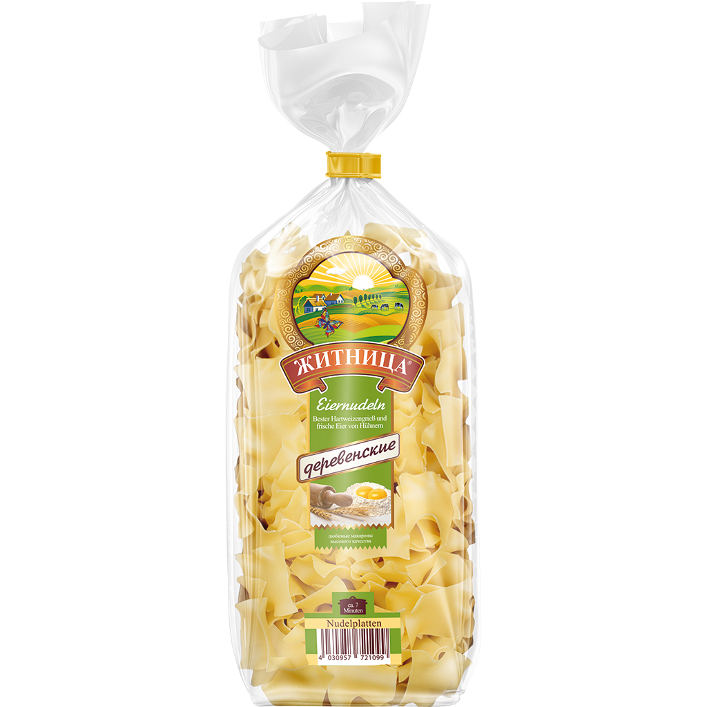 Яичная лапша – листы для лазаньи Zhitniza, 500 г