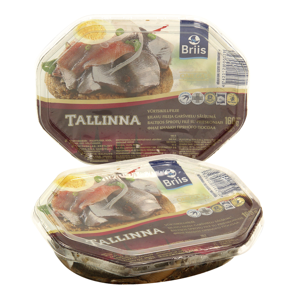 Sprottenfilets, gewürzt, 160G