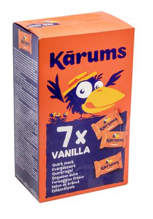 Karums Quarkriegel mit Vanilgeschm, 7St., 45G