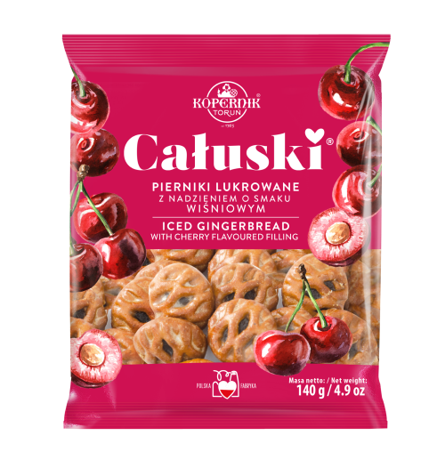 Lebkuchen Caluski mit Kirschfüllung Kopernik, 140G