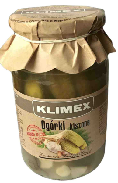 Eingelegte Gurken KLIMEX, 900G