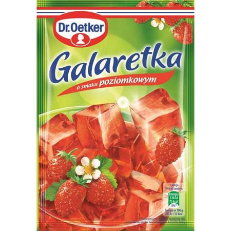 Dr. Oetker Gelee mit Erdbeergeschmack, 72G