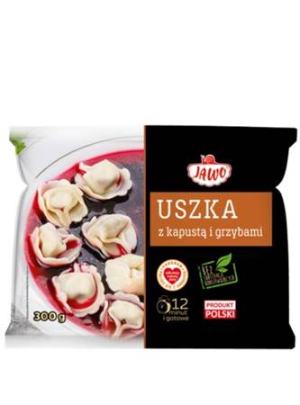 JAWO Teigtaschen "Uszka z kapusta i grzyby", 300G