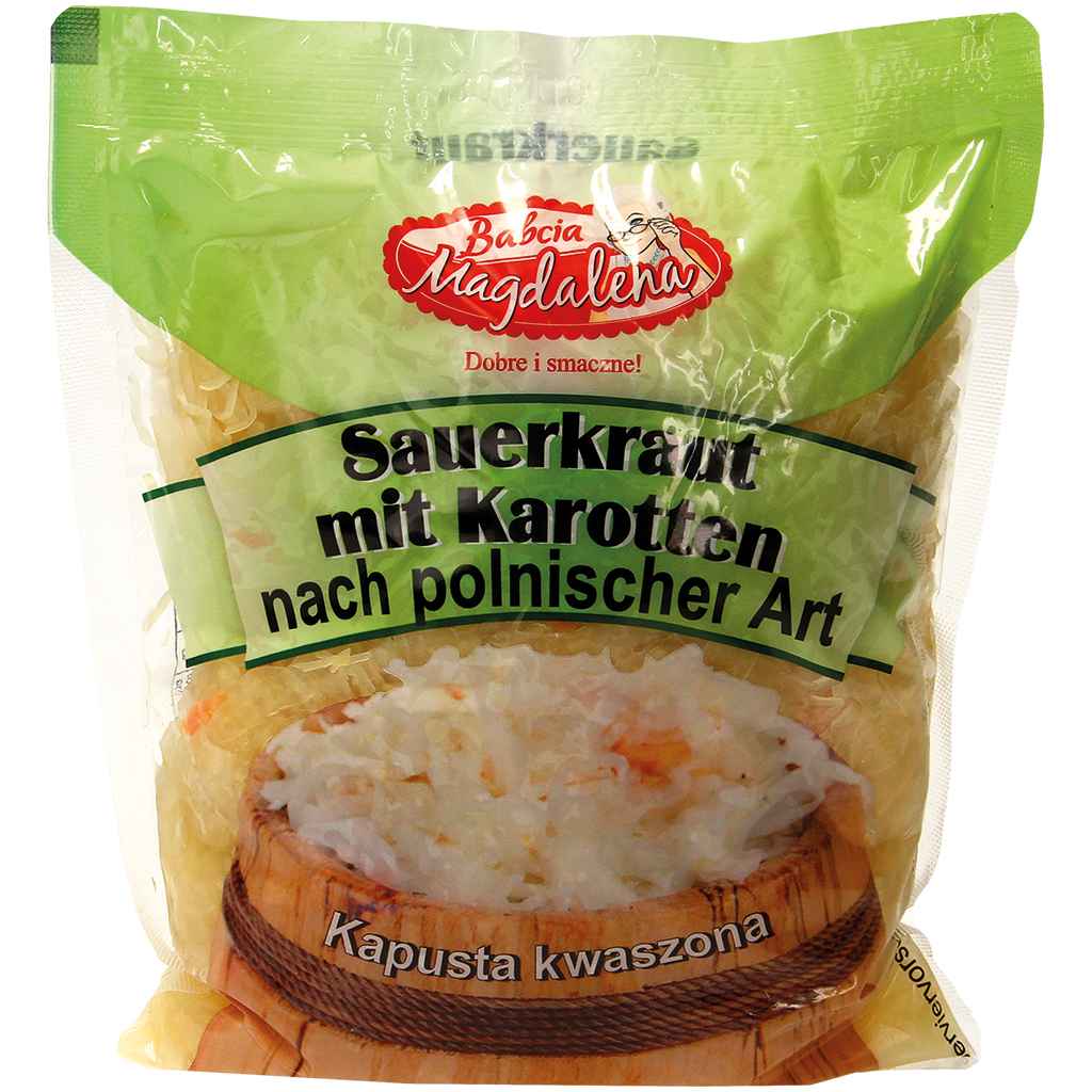 Sauerkraut mit Karotten "Kapusta kwaszona z marchewka", 650G