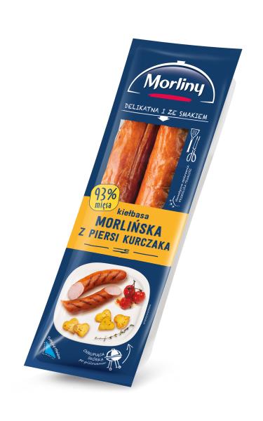 Geflügelwurst MORLINY mittelgrob geräuchert, 400G