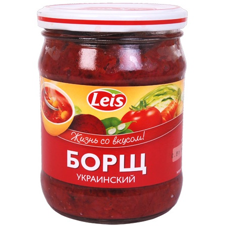 Suppe "Borsch" Ukrainskij m Bohnen, 480G