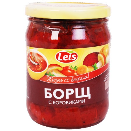 Suppe "Borschtsch " mit Steinpilzen, 480G