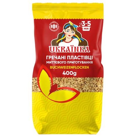 Ukrainka Instant-Buchweizenflocken, 400G