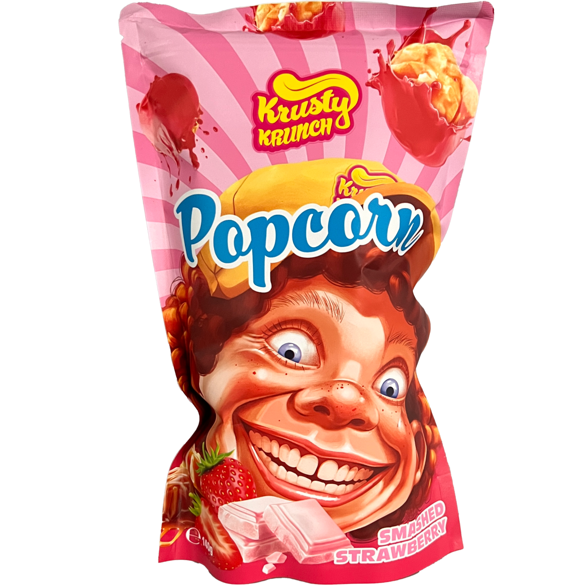 Popcorn Smashed Strawberry Krusty Krunch, 140G