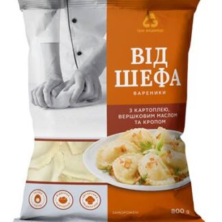 «3 Medvedia» Вареники с картофелем, сливочным маслом и укропом, 800 г
