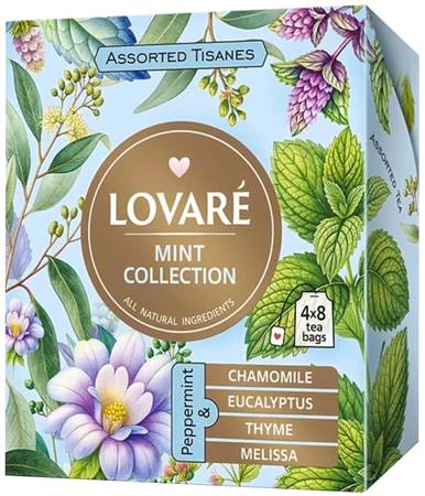 Lovare Kräuterteemix Mint Collection, 32TB*1,3G