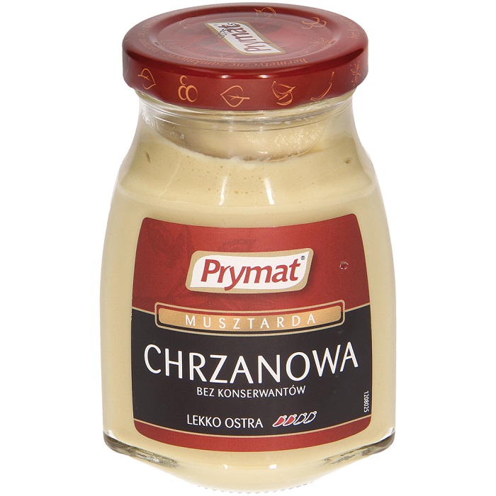 Senf mit Meerrettich "Musztarda chrzanowa", 165ML