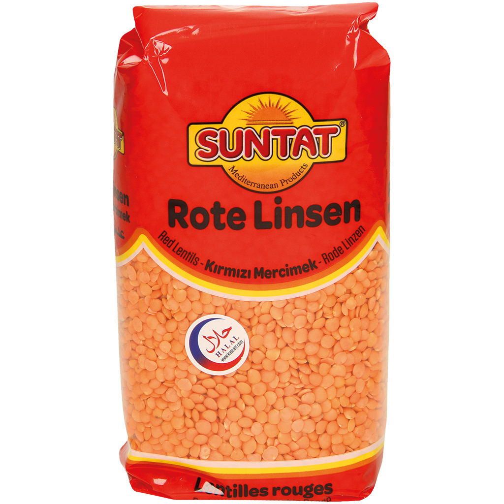 Rote Linsen Suntat, 500G