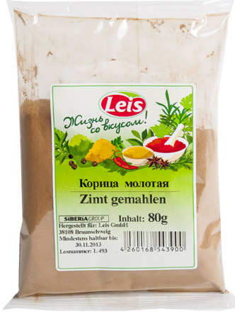 LEIS Корица молотая, 80 г
