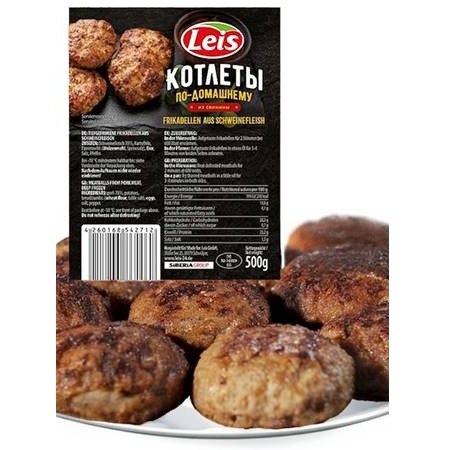 Frikadelen aus Schweinfleisch 6St Leis, 500G