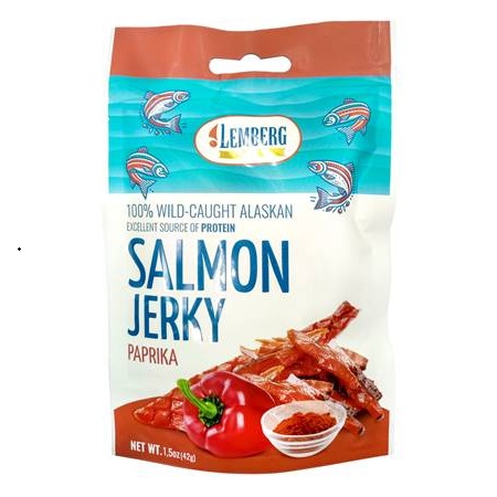 Streifen Rotlachsfilet mit Paprika Lemberg, 42G