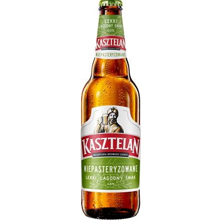 Bier "Kasztelan Niepasteryzowane 4,6%", 0,5L Fl.